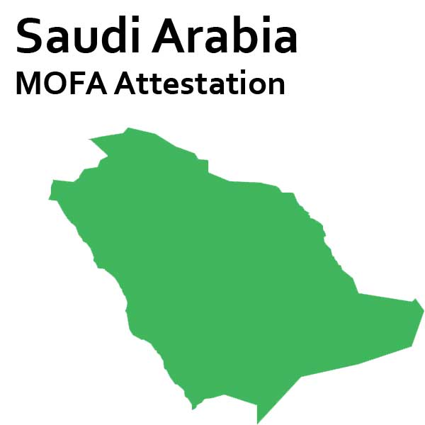 MOFA Attestation in Saudi Arabia